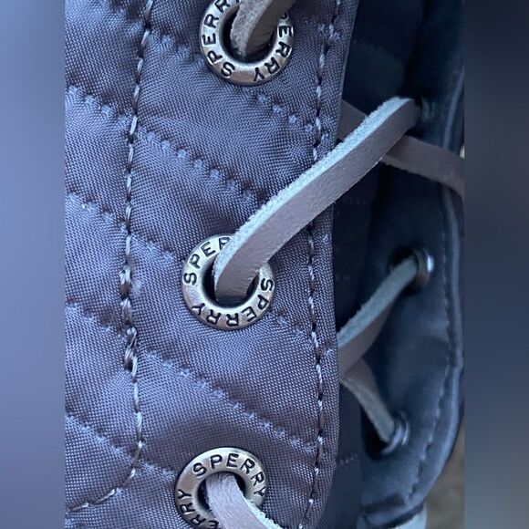 Sperry Saltwater Quilt Duck Boot Waterproof Size 6.5 - Picture 10 of 12